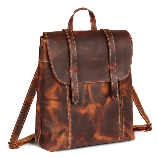 Hinton Crazy Horse Leather Backpack