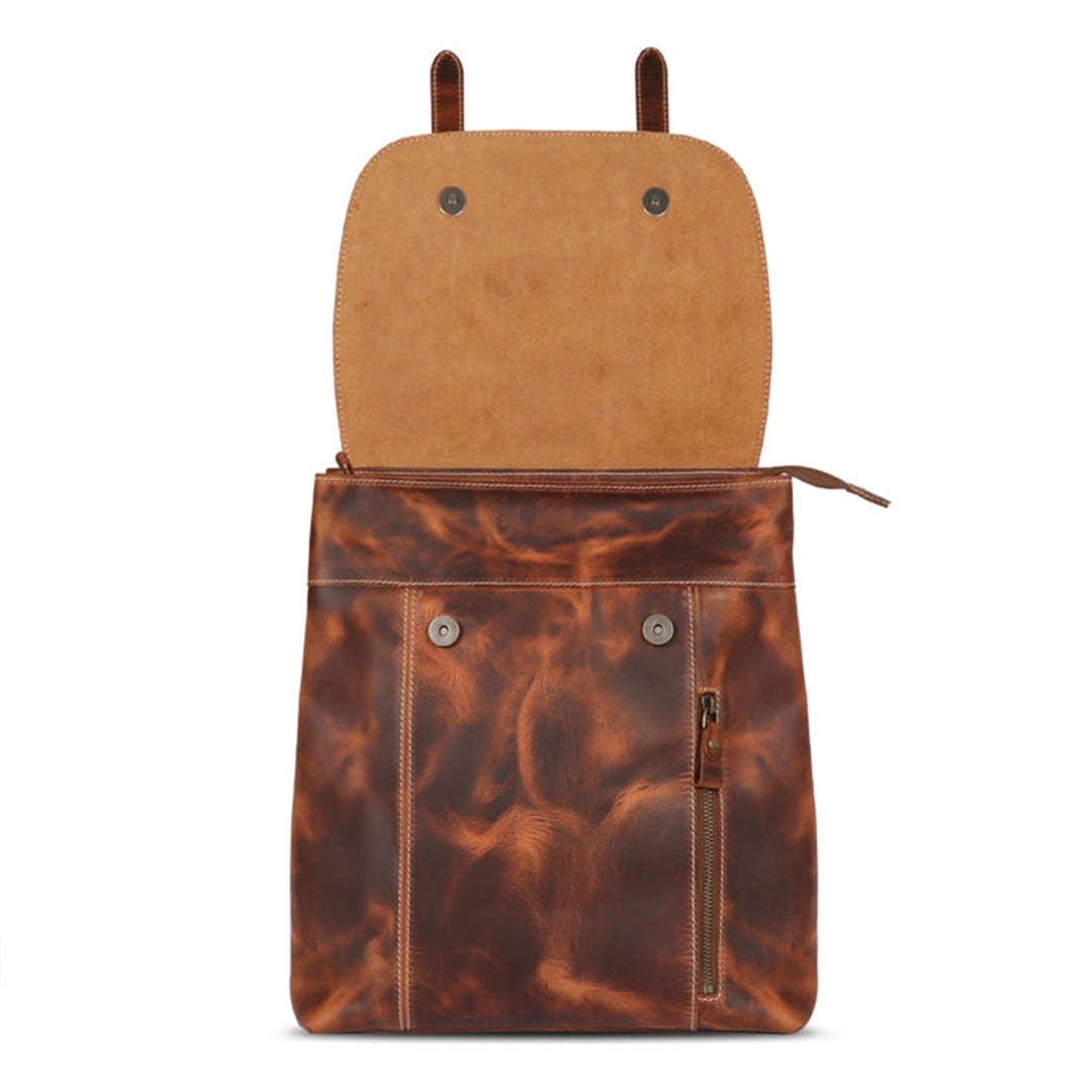 Hinton Crazy Horse Leather Backpack