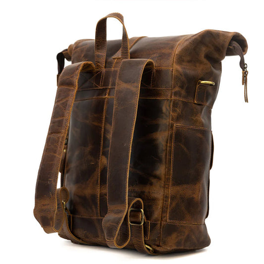 The Kobuk Leather Backpack