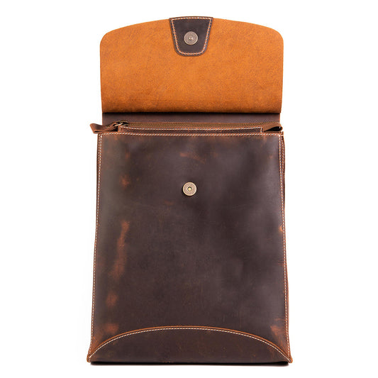 Montana Horse Leather Slim Backpack