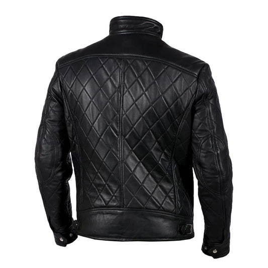 Men's Black Equilibrium Leather Jacket