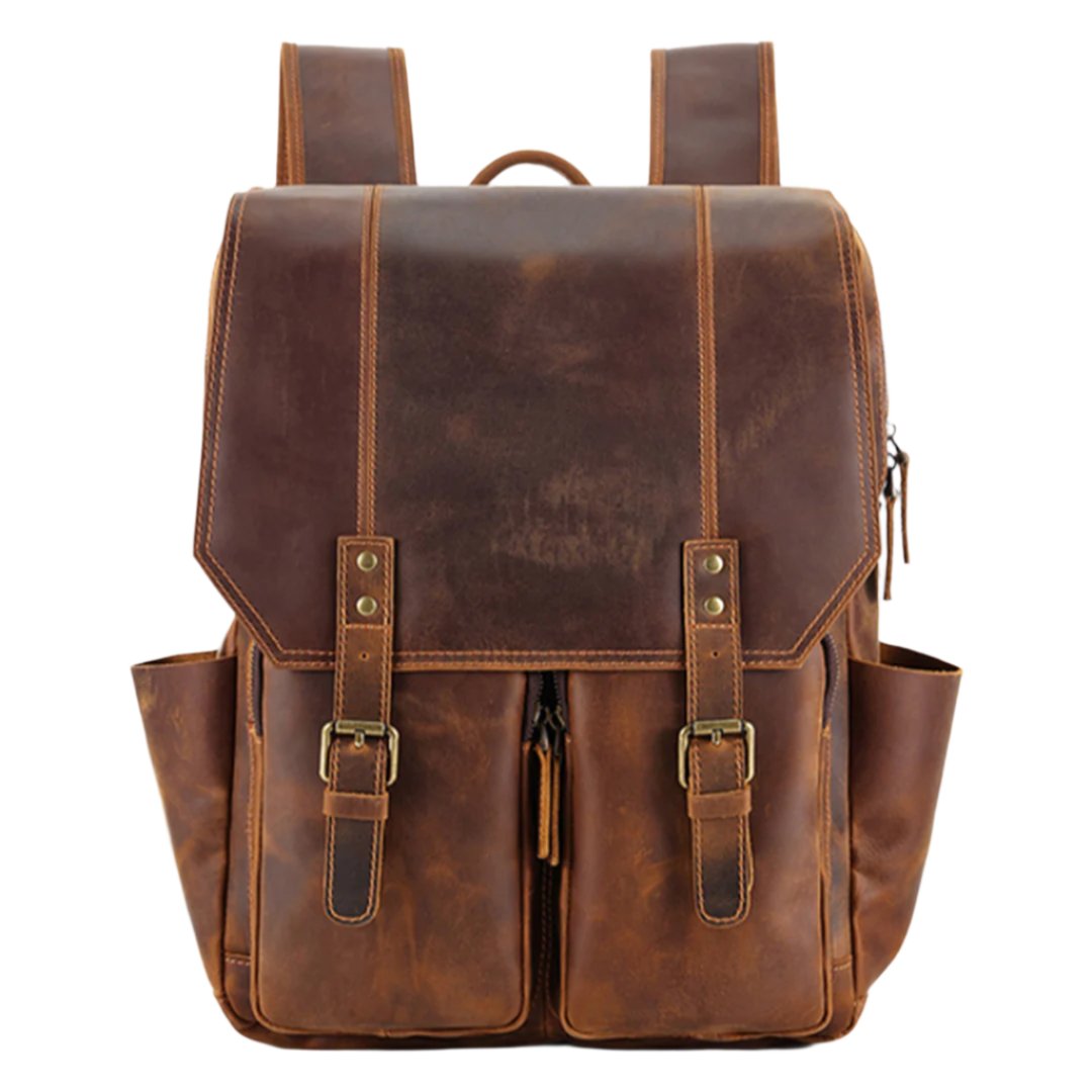 The Compact Leather Backpack