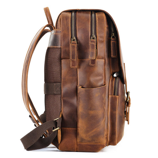 The Compact Leather Backpack