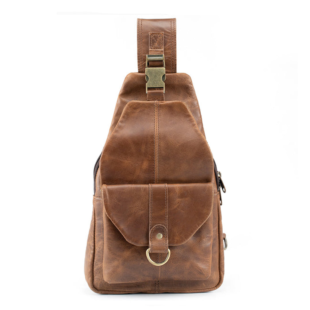 The Cross Leather Backpack