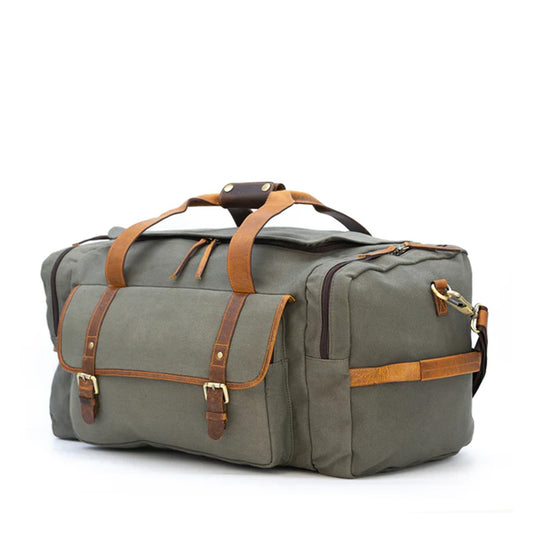 The Wasatch Leather Duffle Bag