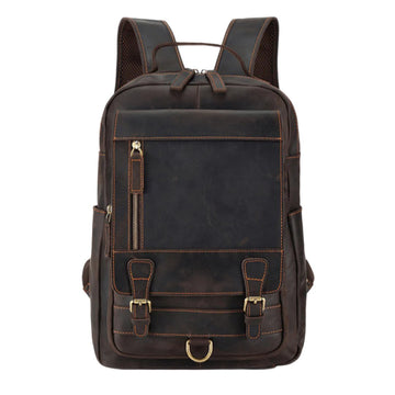 The Flappack Leather Backpack