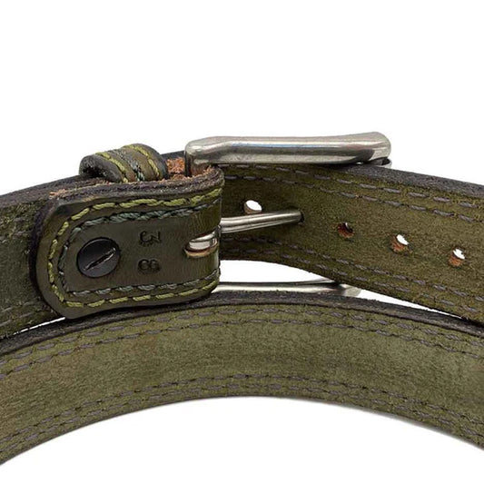 Men's Green Cedar Lane Leather Belt