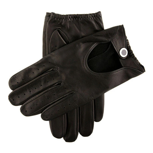 Black Woburn Leather Gloves