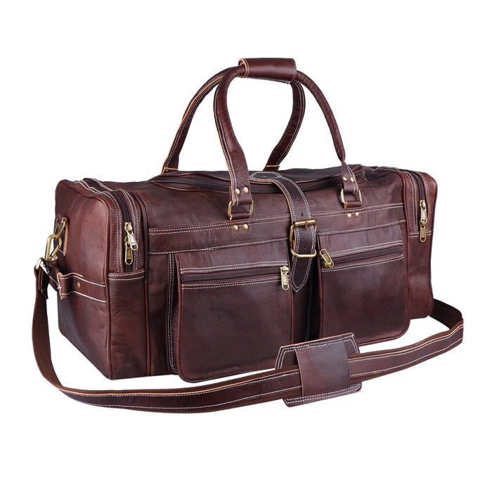 Premium Brown Luxury Duffle Bag