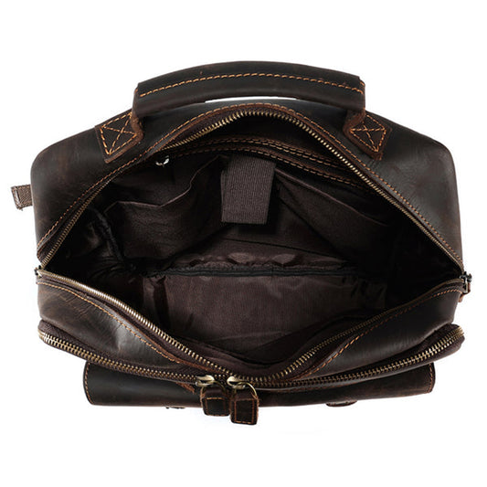 The Uptown Leather Backpack