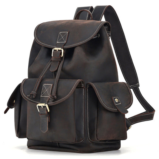 The Vacationer Leather Backpack