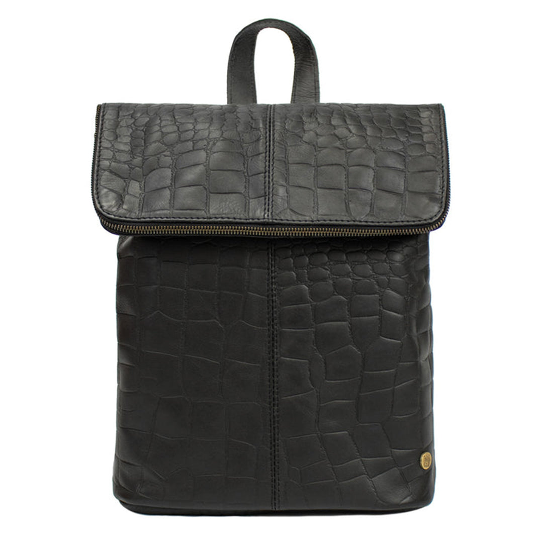 The Black Soho Leather Backpack