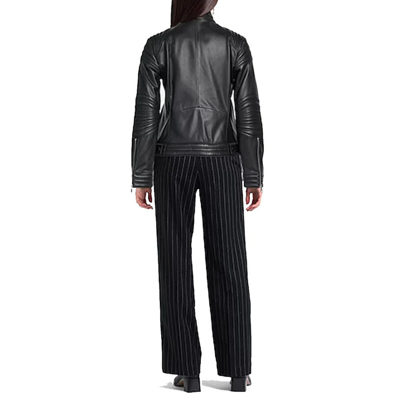 Women's Dondup Biker Leather jacket