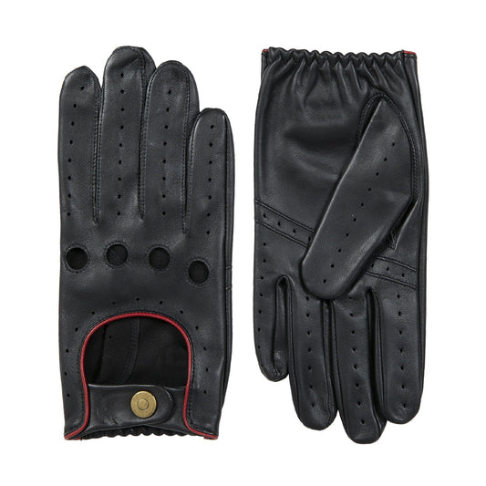 Black Delta Leather Gloves