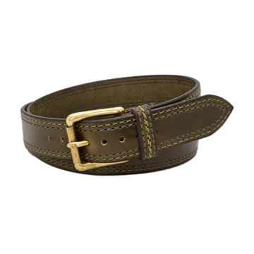 Men's Green Cedar Lane Leather Belt