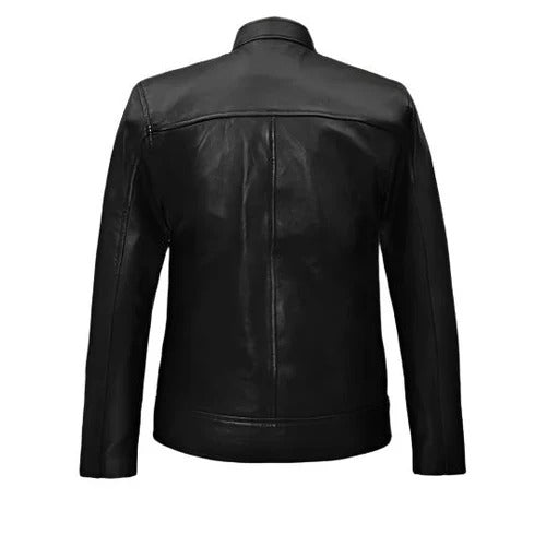 Men's Black Frostfire Leather Jacket