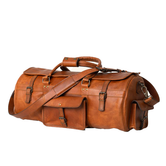 The Denver Travel Leather Duffle Bag