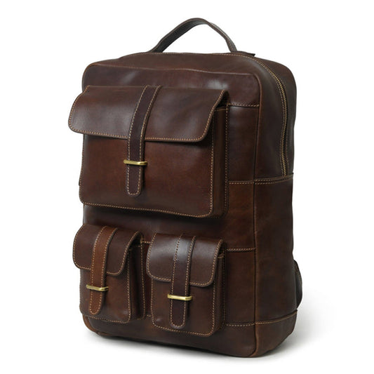 Mahi Classic Leather Backpack