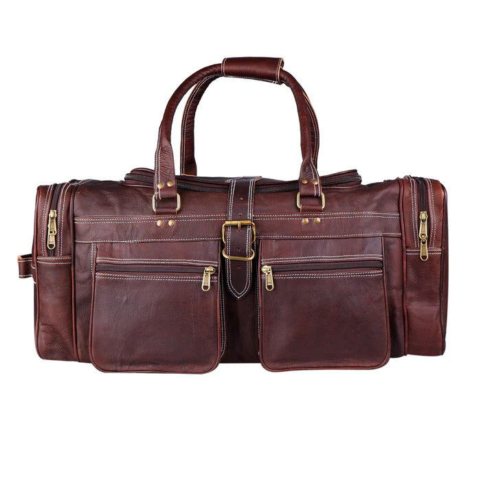 Premium Brown Luxury Duffle Bag