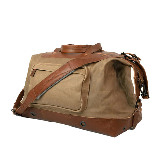 Dakota Waxed Canvas Oversized Duffle Bag