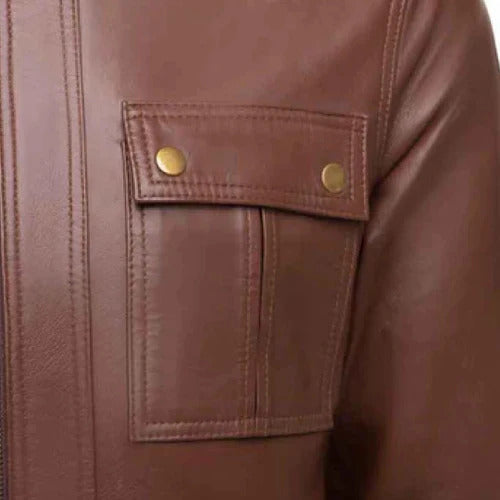 Men's Brown Obsidian Leather Jacket