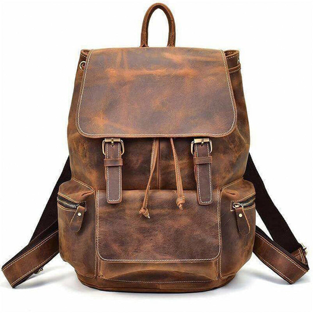 The Armstrong Buffalo Leather Backpack