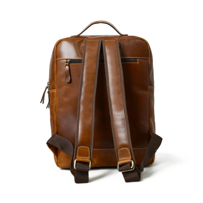 Tan Portland Laptop Backpack