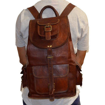 The Rucksack Leather Backpack