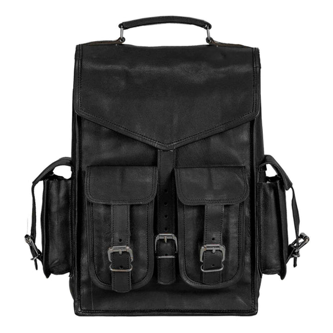 The Harper Convertible Leather Backpack