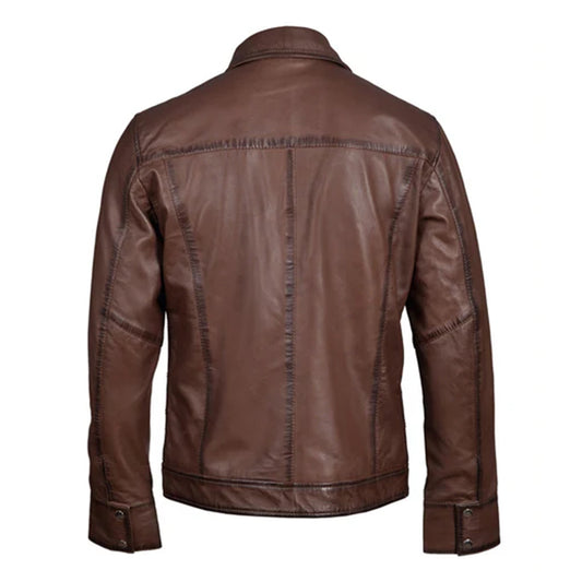 Men's Thatchers Premium Hand Waxed Leather Jacket