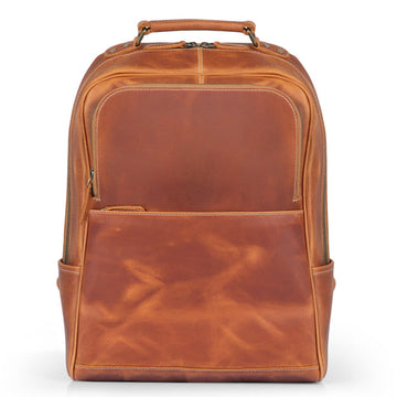 Frances Crazy Horse Leather Backpack