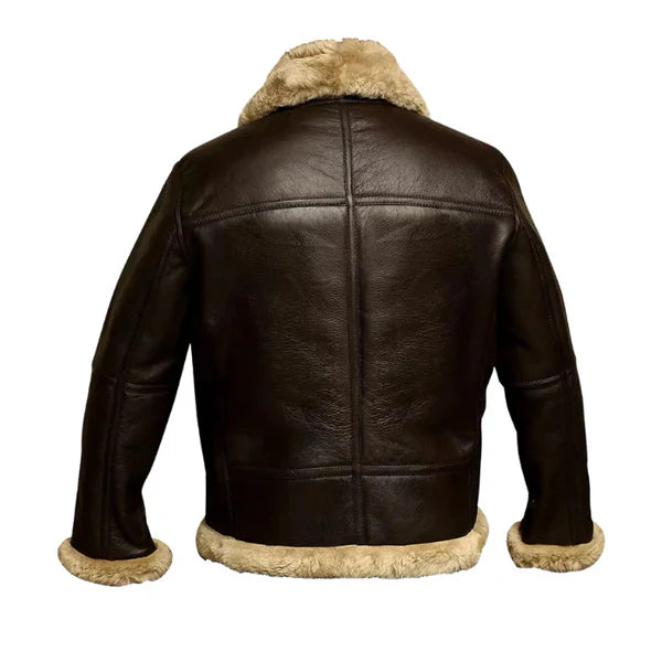 Boehne B3 Brown Leather Bomber Jacket