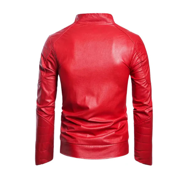 Men's Diamond Quilted Original Leather Jacket