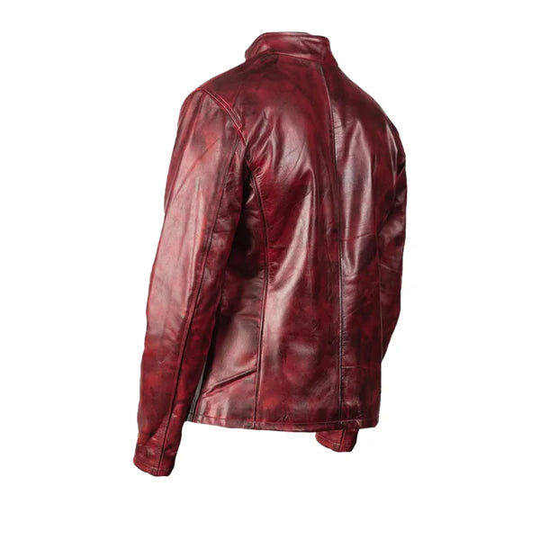 Men's Slim Fit Original Leather Biker Jacket