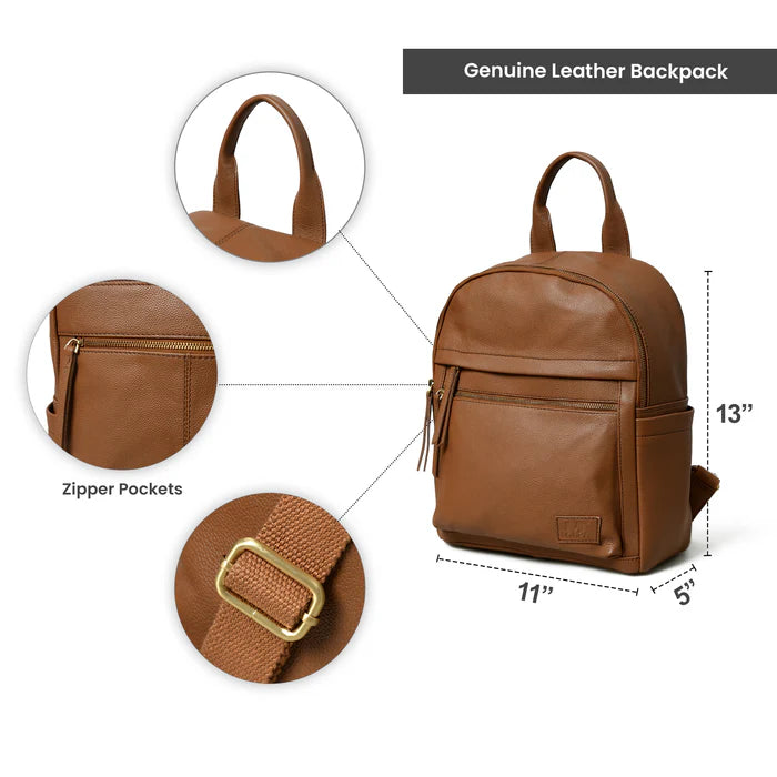 Mini Journey Leather Backpack