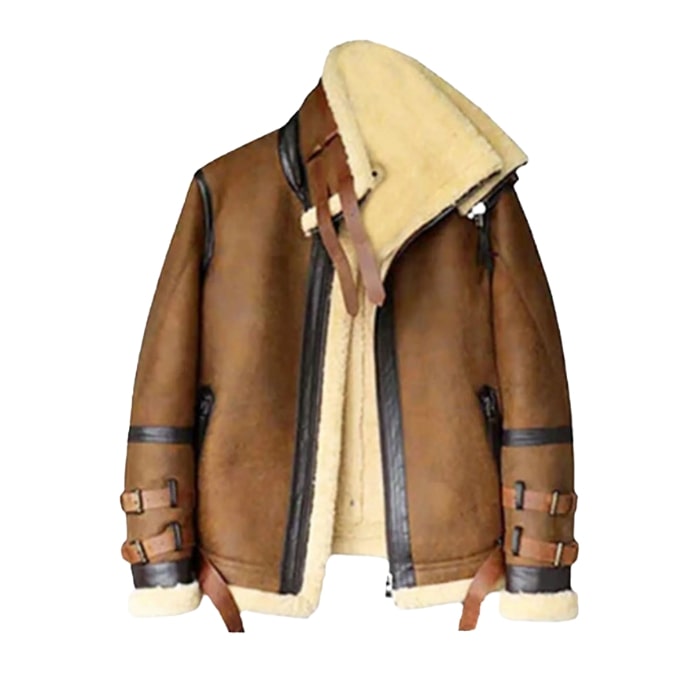 Rothacker Brown Leather Bomber Jacket