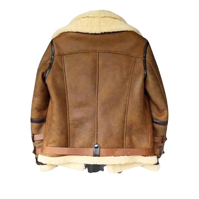 Rothacker Brown Leather Bomber Jacket