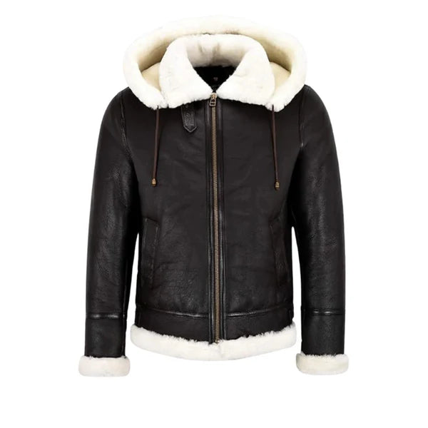 Watson B3 Brown  Leather Bomber Jacket