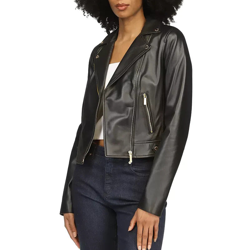 Women's Michael Kors Moto Leather Jacket